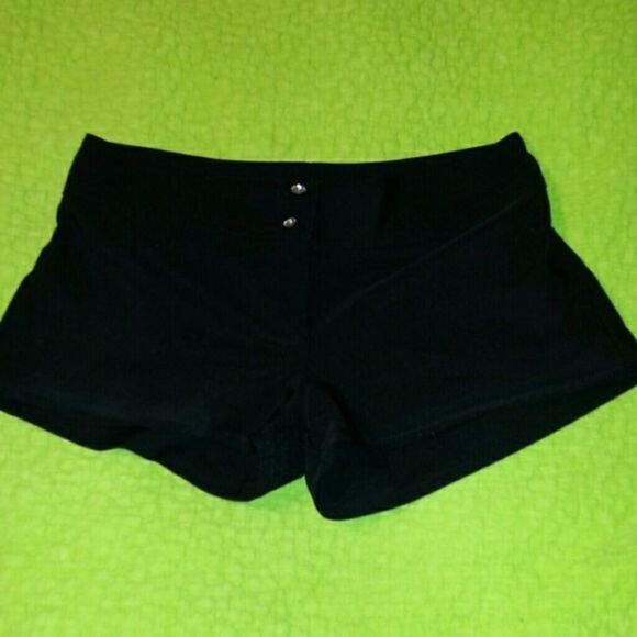 Bellacore Shorts With Rhinestone Button‎ Fly 5 - Picture 1 of 5
